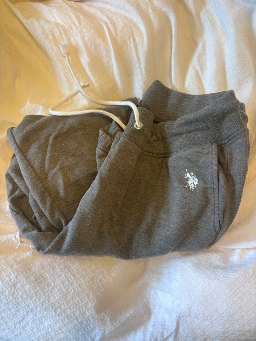 U.S. Polo Assn.Gray Knit Jogger Bottoms